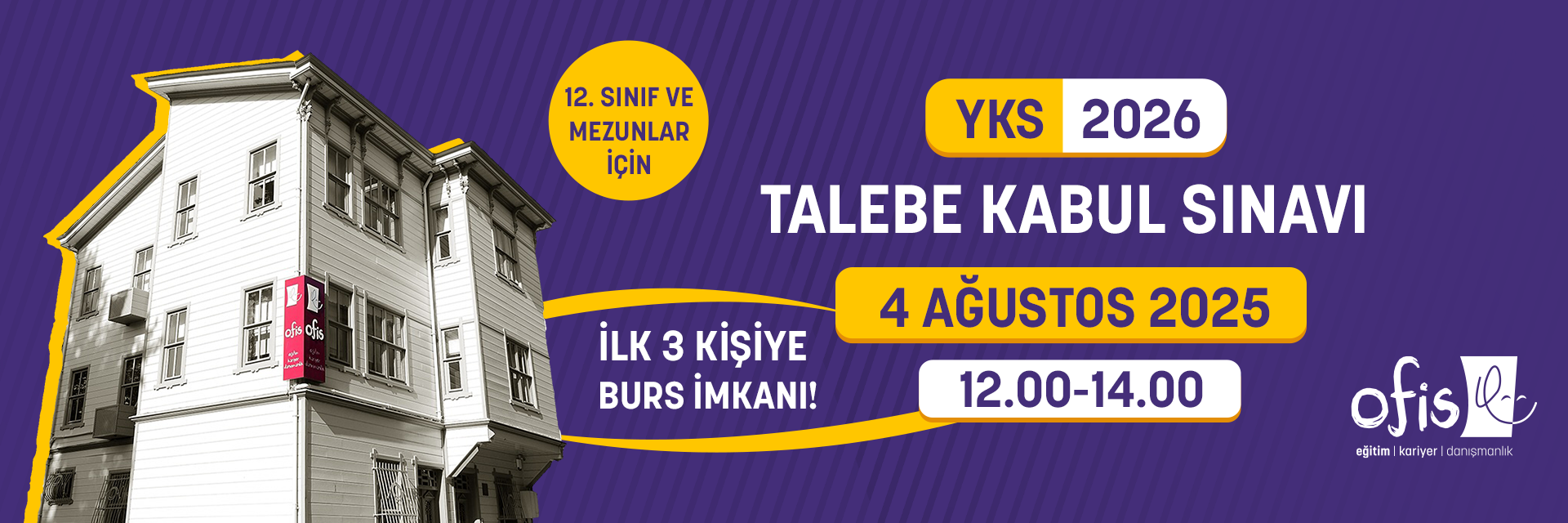 Ofis Eğitim Yks 2026 Talebe Kabul Slider
